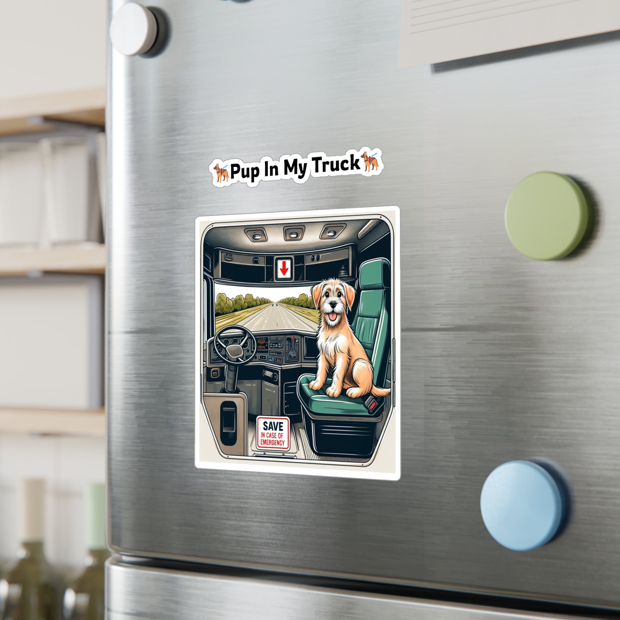 Vinyl Stickers | High Quality Decals | Pup In A Truck Clothing