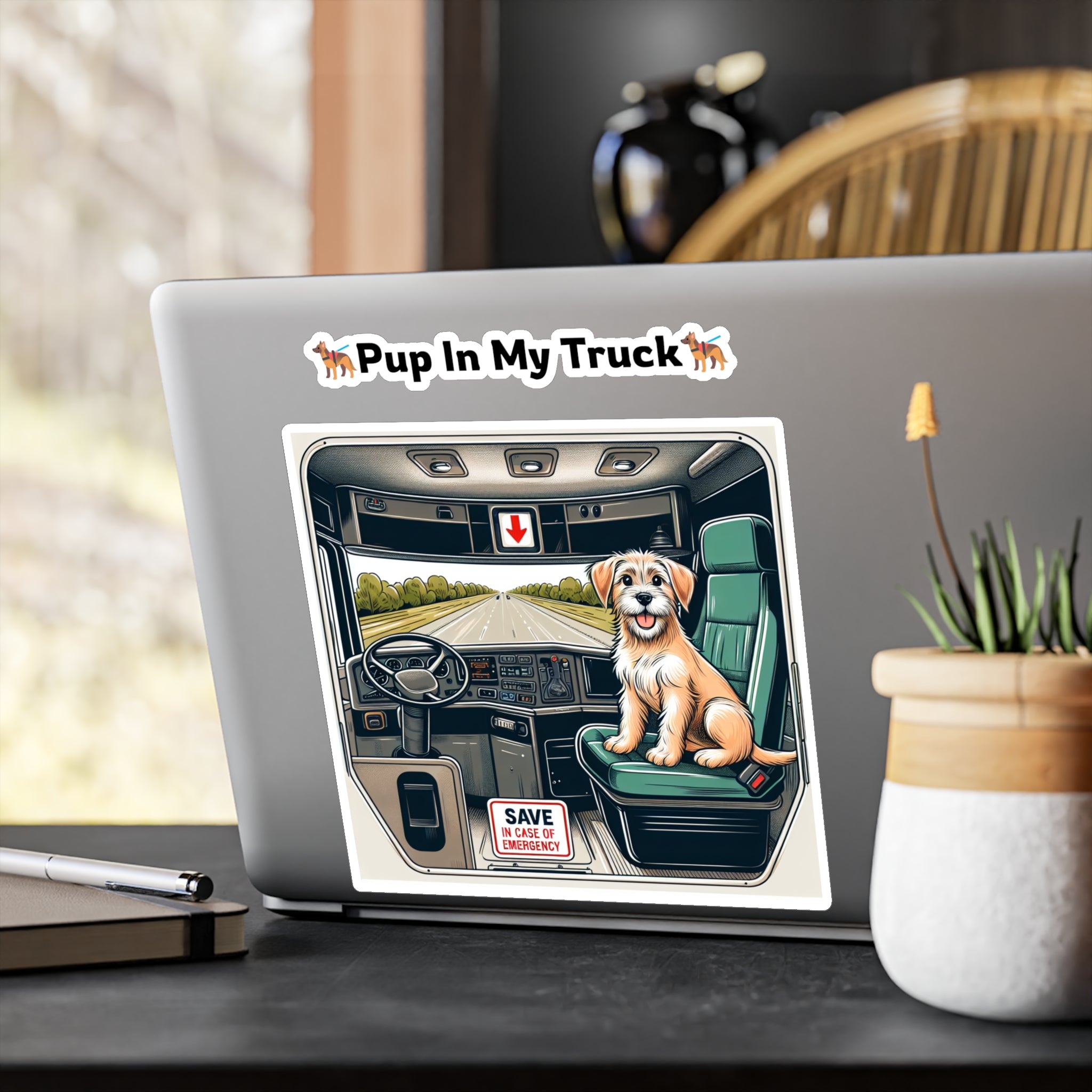 Vinyl Stickers | High Quality Decals | Pup In A Truck Clothing