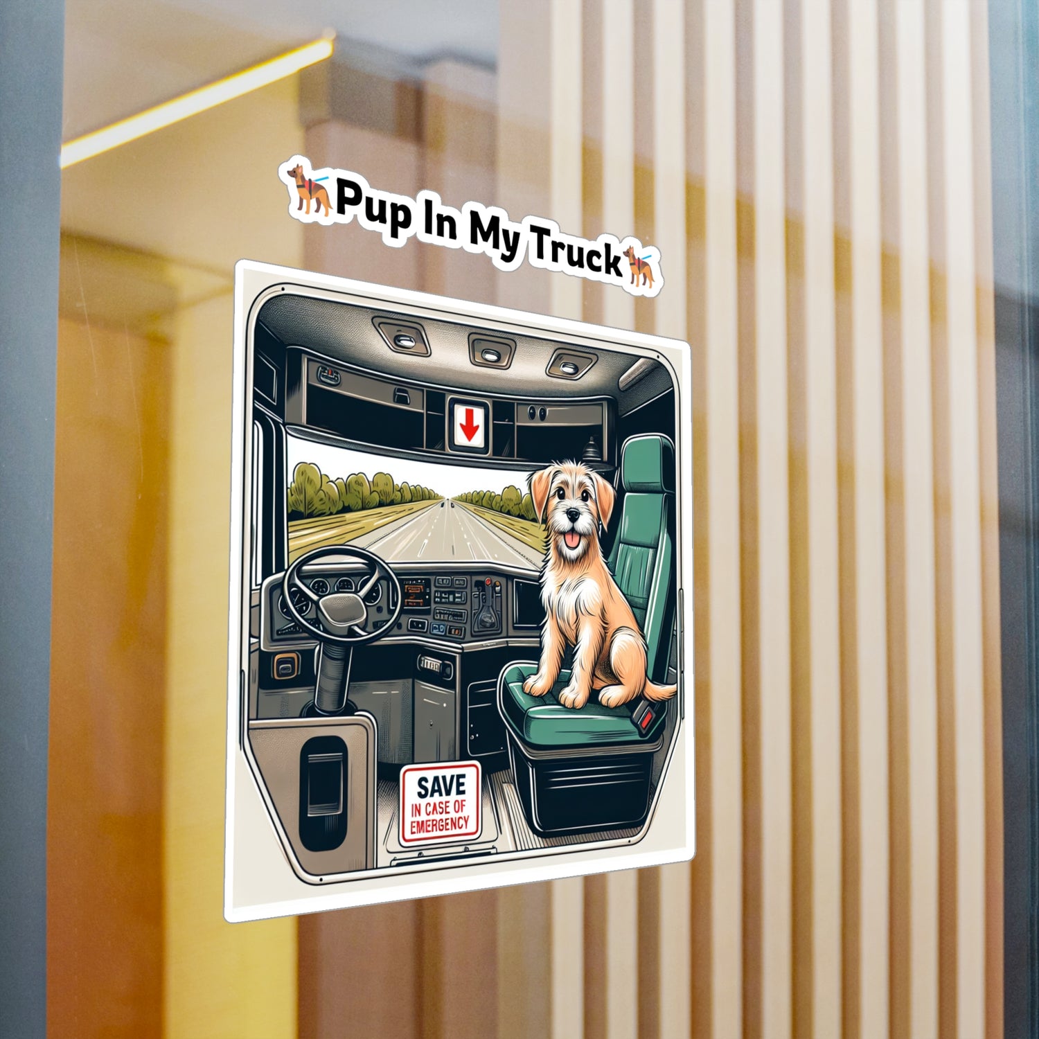 Vinyl Stickers | High Quality Decals | Pup In A Truck Clothing