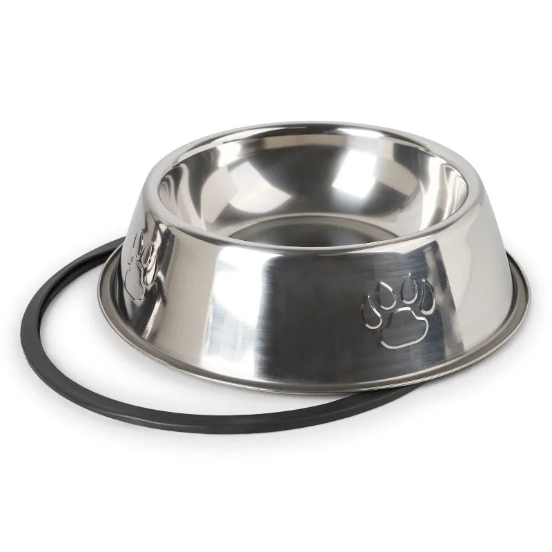 Dog Food Bowl | Stainless Steel Dog Bowl | Pup In A Truck Clothing