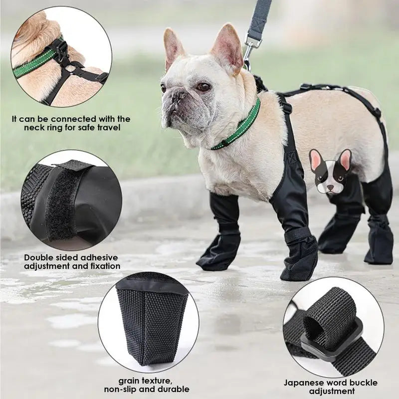 Adjustable Dog Boots | Waterproof Dog Boots | Pup In A Truck Clothing