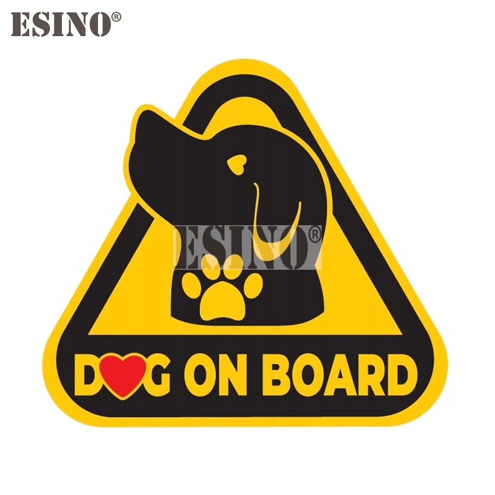 Dog On Board Decal | Dog On Board sticker | Pup In A Truck Clothing