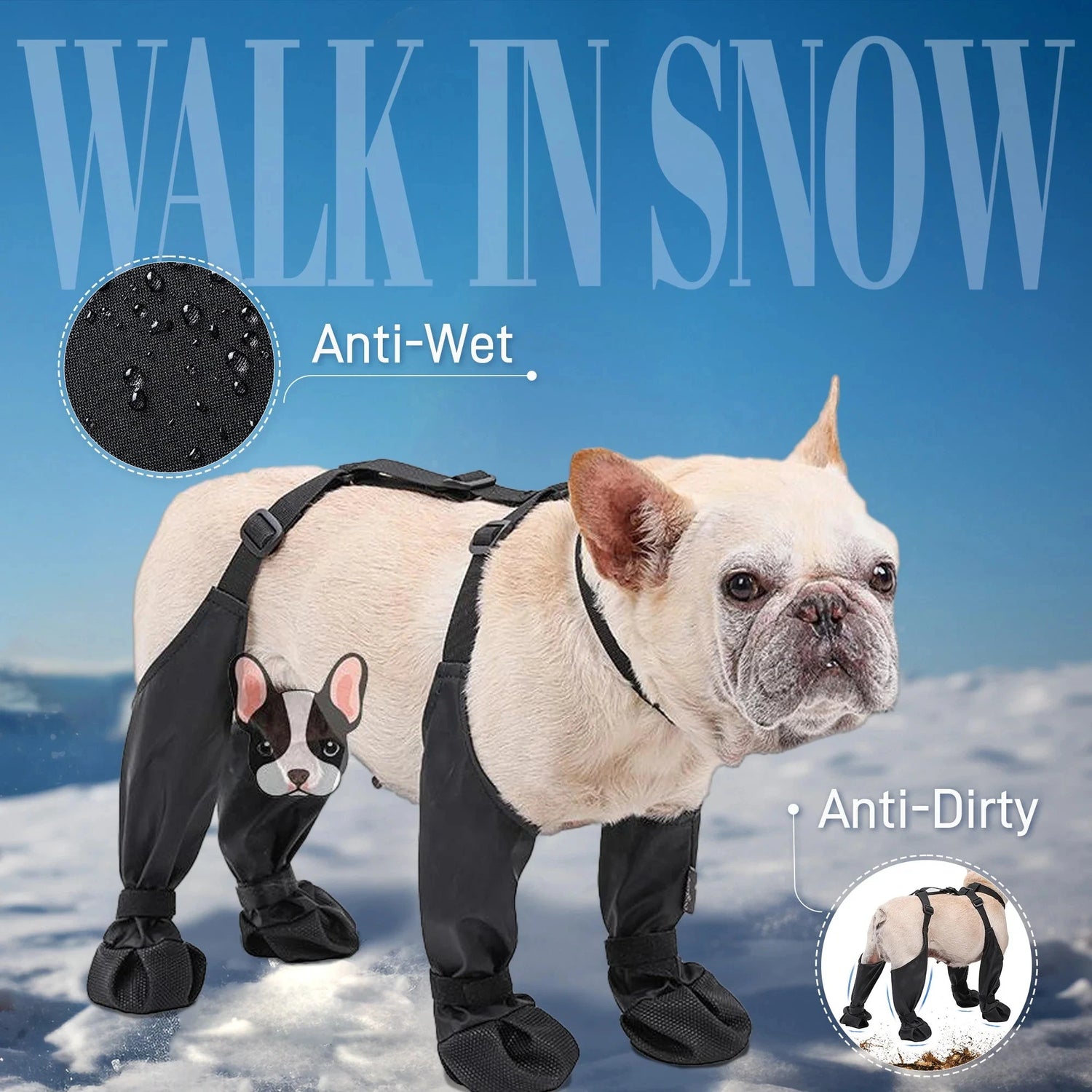 Adjustable Dog Boots | Waterproof Dog Boots | Pup In A Truck Clothing